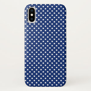 Coque iPhone X Modelez avec le pois blanc 2