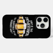 Coques Case-Mate iPhone Modération (dans la boisson) (Verso (horizontal))