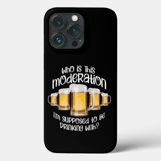 Coques Case-Mate iPhone Modération (dans la boisson) (Verso)