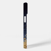 Coques Case-Mate iPhone Modern 3D Geometric Blocks Gradient Navy Blue and  (Verso / Droite)