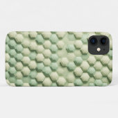 Coques Case-Mate iPhone Modern 3D Geometric Hexagon Pattern - Elegant Mint (Dos (Horizontal))