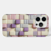 Coques Case-Mate iPhone Modern 3D Pastel Block Phone Case Abstract Lavende (Verso (horizontal))