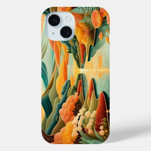 Coques Case-Mate iPhone Modern Abstract Art phone case   (Verso)