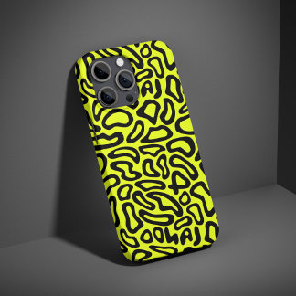 Coques iPhone 16 Modern Abstract Blob Pattern Phone Case – Racing I