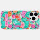 Coques Case-Mate iPhone Modern Blooming Cacti Personalized (Verso (horizontal))