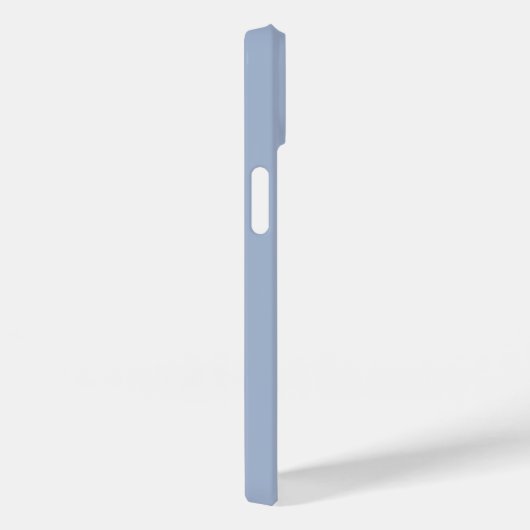 Coques Case-Mate iPhone Modern blue and grey initial Minimal Monogram Case (Verso / Droite)