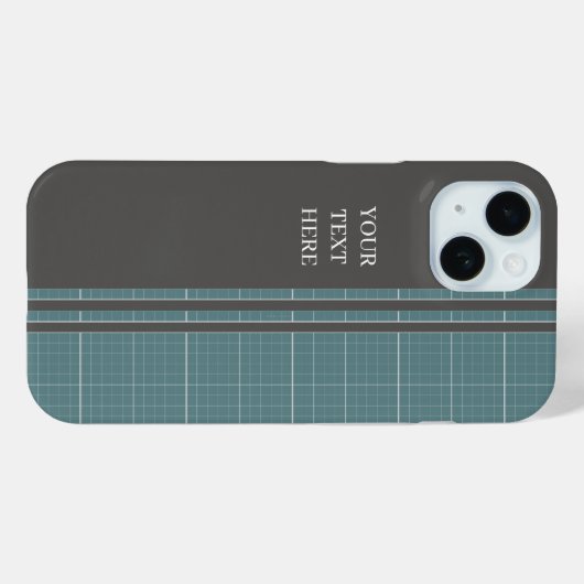 Coques Case-Mate iPhone Modern Blueprint Grid iPhone Case IPC01 (Verso (horizontal))