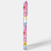 Coques Case-Mate iPhone Modern Colorful Garden Monogrammed  (Verso / Droite)