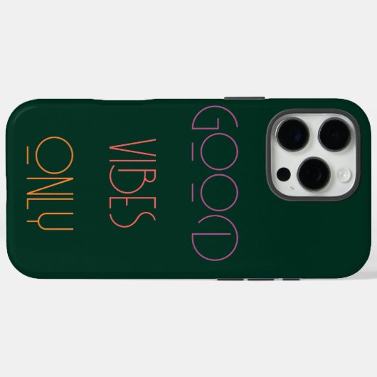 Coques Case-Mate iPhone Modern Dark Green Monogram Initials Contemporary C (Verso (horizontal))