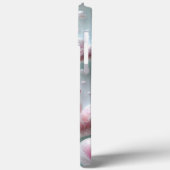 Coques Case-Mate iPhone Modern elegant pink white heart valentine (Verso / Gauche)