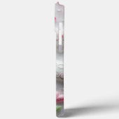 Coques Case-Mate iPhone Modern elegant pink white heart valentine (Verso / Gauche)