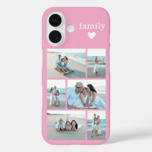 Coques iPhone 16 Modern Family 6 Photo Rose