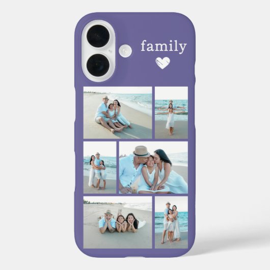 Coques Case-Mate iPhone Modern Family 6 Photo Violet (Verso)
