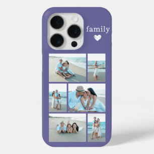 Coque iPhone 15 Pro Modern Family 6 Photo Violet