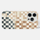 Coques Case-Mate iPhone Modern Four-Quadrant Gradient Checkered Phone Case (Verso (horizontal))