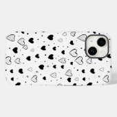 Coques Case-Mate iPhone Modern Hearts Pattern (Verso (horizontal))
