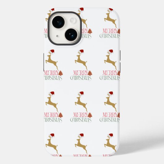 Coques Case-Mate iPhone Modern Holiday Case-Mate iPhone 14 Case Christmas (Verso)
