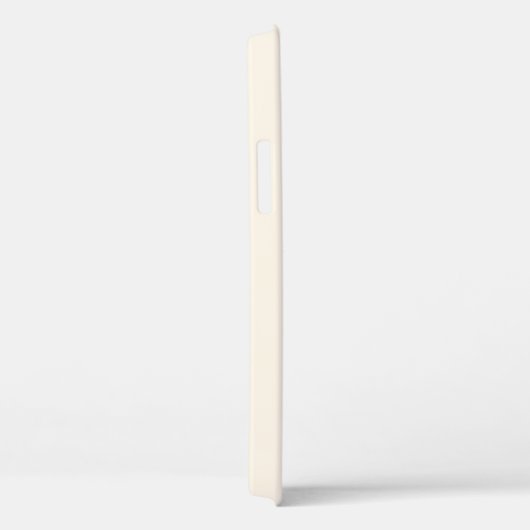 Coques Case-Mate iPhone Modern ivory gray minimum monogram name (Verso / Droite)