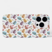 Coques Case-Mate iPhone Modern Macaroon Desserts (Verso (horizontal))