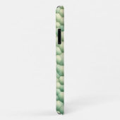 Coques Case-Mate iPhone Modern Organic Geometric Hexagons - Elegant Mint & (Dos/Droite)