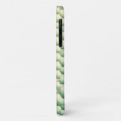 Coques Case-Mate iPhone Modern Organic Geometric Hexagons - Elegant Mint & (Dos/Gauche)