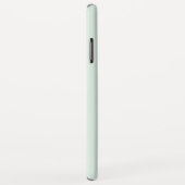 Coques Case-Mate iPhone Modern Pastel Mint Bonjour Et Vous Nom (Dos/Droite)