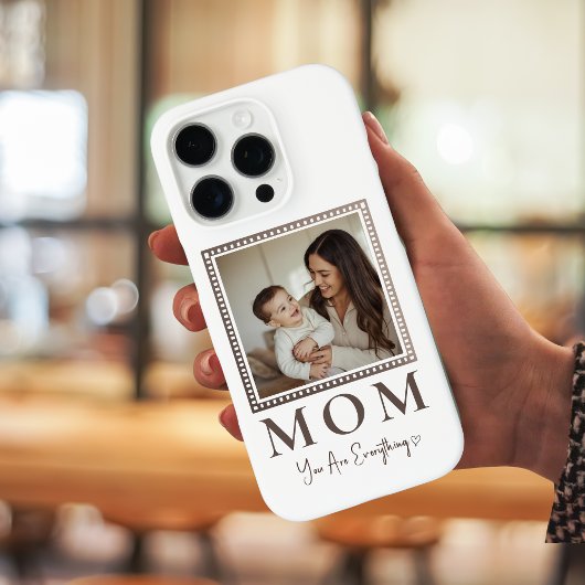 Coques Case-Mate iPhone Modern Personalized Mom Photo Phone Case