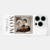 Coques Case-Mate iPhone Modern Personalized Mom Photo Phone Case (Verso (horizontal))
