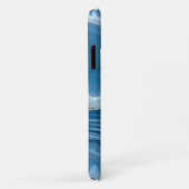 Coques Case-Mate iPhone Modern Stone Dusty Blue Marble (Dos/Droite)