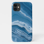 Coques Case-Mate iPhone Modern Stone Dusty Blue Marble (Dos)