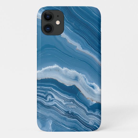 Coques Case-Mate iPhone Modern Stone Dusty Blue Marble (Dos)