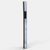 Coques Case-Mate iPhone Modern Stone Dusty Blue Marble (Dos/Droite)
