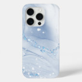 Coques Case-Mate iPhone Modern Stone Dusty Blue Marble (Verso)