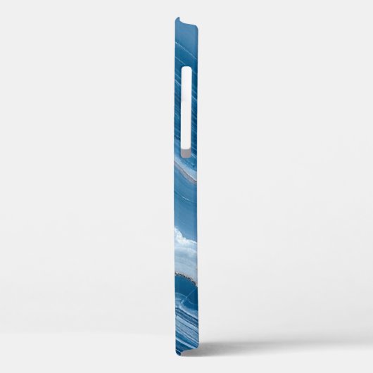 Coques Case-Mate iPhone Modern Stone Dusty Blue Marble (Verso / Gauche)