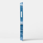 Coques Case-Mate iPhone Modern Stone Dusty Blue Marble (Verso / Droite)