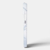 Coques Case-Mate iPhone Modern Stone Dusty Blue Marble (Verso / Gauche)