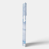 Coques Case-Mate iPhone Modern Stone Dusty Blue Marble (Verso / Droite)