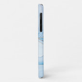 Coques Case-Mate iPhone Modern Stone Dusty Blue Marble (Dos/Gauche)