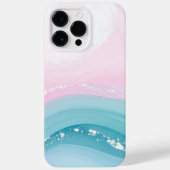 Coques Case-Mate iPhone Modern Stone Dusty Blue Marble (Verso)