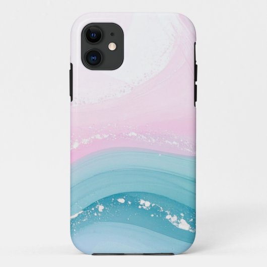 Coques Case-Mate iPhone Modern Stone Dusty Blue Marble (Dos)