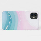 Coques Case-Mate iPhone Modern Stone Dusty Blue Marble (Dos (Horizontal))