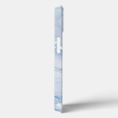 Coques Case-Mate iPhone Modern Stone Dusty Blue Marble (Verso / Droite)