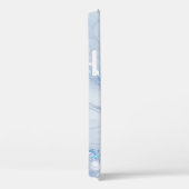 Coques Case-Mate iPhone Modern Stone Dusty Blue Marble (Verso / Droite)
