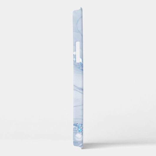 Coques Case-Mate iPhone Modern Stone Dusty Blue Marble (Verso / Droite)