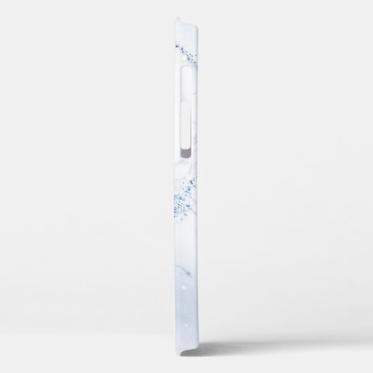 Coques Case-Mate iPhone Modern Stone Dusty Blue Marble (Verso / Gauche)