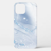 Coques Case-Mate iPhone Modern Stone Dusty Blue Marble (Verso)