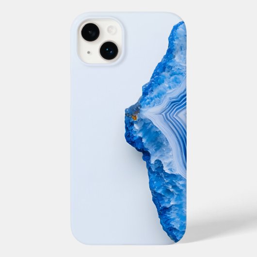 Coques Case-Mate iPhone Modern Stone Dusty Blue Marble (Verso)