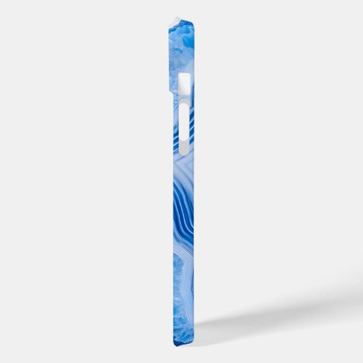 Coques Case-Mate iPhone Modern Stone Dusty Blue Marble (Verso / Gauche)