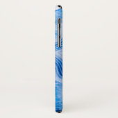 Coques Case-Mate iPhone Modern Stone Dusty Blue Marble (Dos/Gauche)