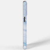Coques Case-Mate iPhone Modern Stone Dusty Blue Marble (Verso / Droite)